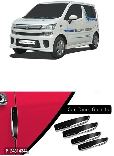 Etradezone Plastic Car Door Guard (Black, Pack of 4, Maruti, WagonR)
