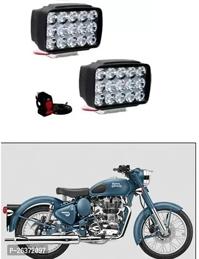 Etradezone Bike 15 Led Light (Pack-2, With Switch) For Royal Enfield Select-thumb0