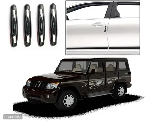 Auto E-Shopping Plastic Car Door Guard (Black, Pack of 4, Mahindra, Bolero)