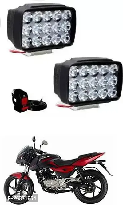 Etradezone Bike 15 Led Light (Pack-2, With Switch) For Bajaj Pulsar 180 DTS-i
