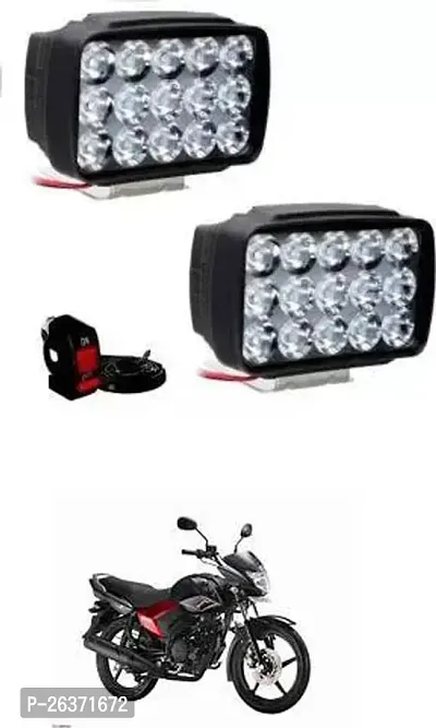 Etradezone Bike 15 Led Light (Pack-2, With Switch) For Yamaha Saluto-thumb0