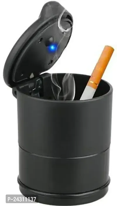 Etradezone Black Plastic Ashtray-thumb3