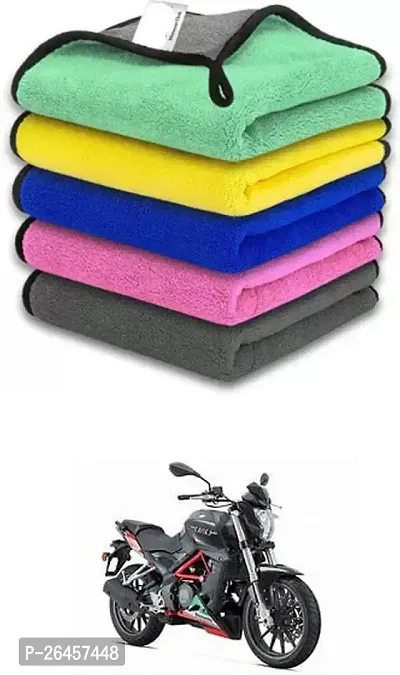 Etradezone Bike Microfiber Cloth (Pack Of 1) Multicolor For DSK Benelli TNT 25