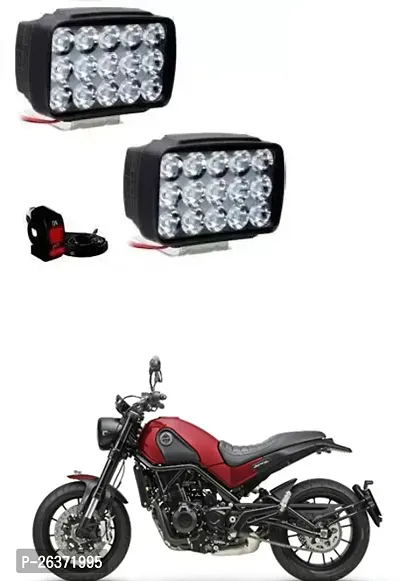 Etradezone Bike 15 Led Light (Pack-2, With Switch) For Benelli Leoncino