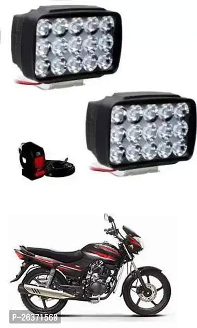 Etradezone Bike 15 Led Light (Pack-2, With Switch) For Hero Achiever