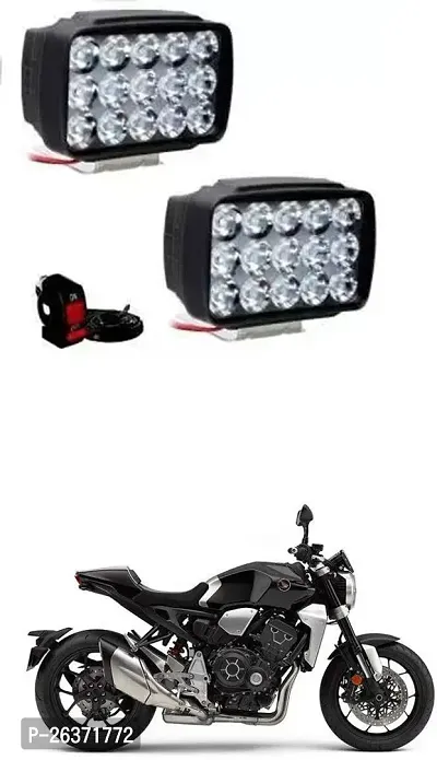 Etradezone Bike 15 Led Light (Pack-2, With Switch) For Honda CB1000R Plus