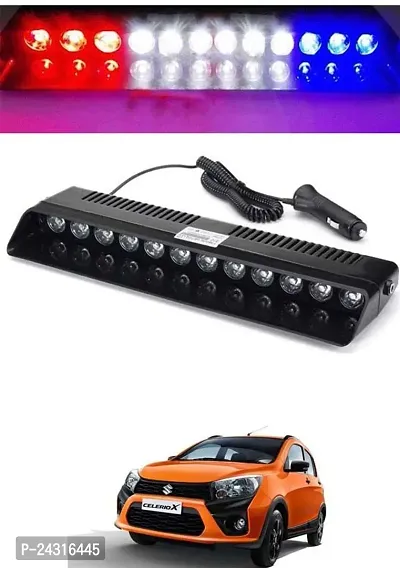 Etradezone Car Police Emergency Strobe Light For Celerio X Car Fancy Lights (Multicolor)-thumb0