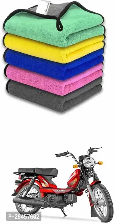 Etradezone Bike Microfiber Cloth (Pack Of 1) Multicolor For TVS XL 100