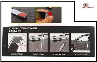 Etradezone Plastic, Silicone Car Door Guard (White, Pack of 4, Mahindra, Universal For Car)-thumb2