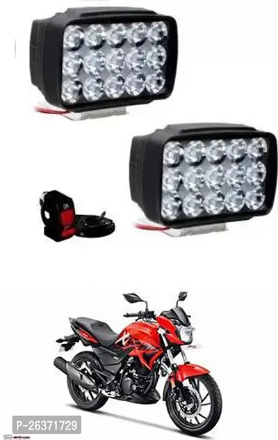 Etradezone Bike 15 Led Light (Pack-2, With Switch) For Hero Xtreme