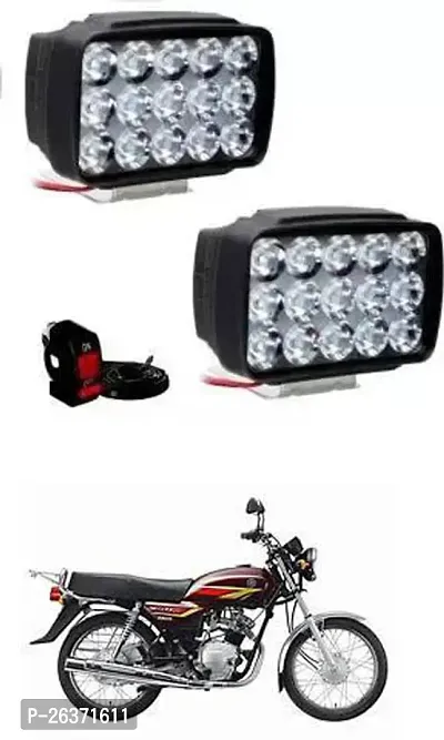 Etradezone Bike 15 Led Light (Pack-2, With Switch) For Yamaha Crux