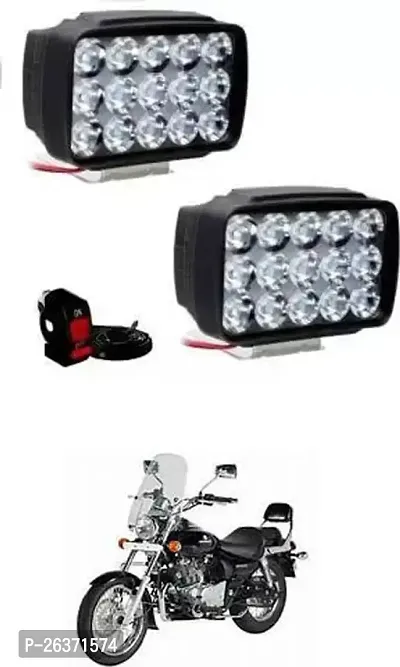 Etradezone Bike 15 Led Light (Pack-2, With Switch) For Bajaj Avenger 220 DTS-i-thumb0