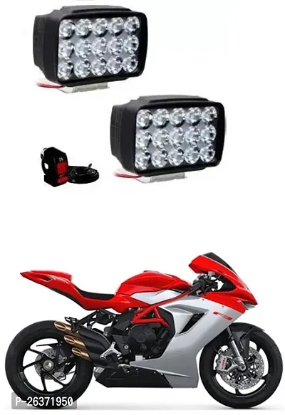 Etradezone Bike 15 Led Light (Pack-2, With Switch) For MV Agusta F3