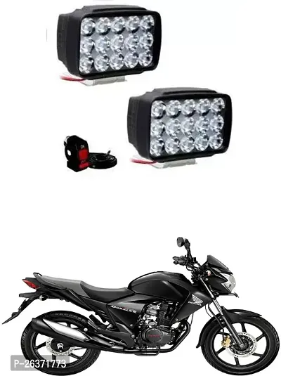 Etradezone Bike 15 Led Light (Pack-2, With Switch) For Honda CBF150