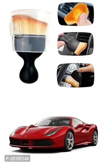 Car Interior Dust Brush,Auto Detailing Brushes,Soft Bristle Cleaning Brush,Car Detailing Brush Dusting Tool For Ferrari 488