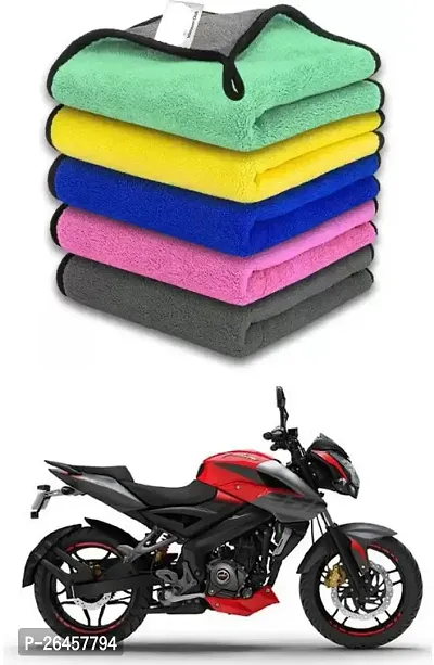 Etradezone Bike Microfiber Cloth (Pack Of 1) Multicolor For Bajaj Pulsar NS 200