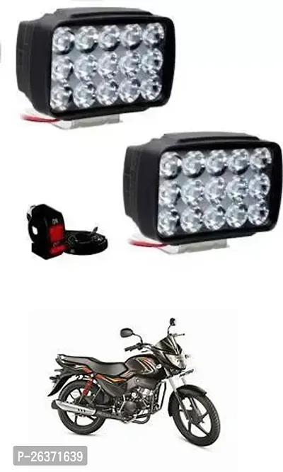 Etradezone Bike 15 Led Light (Pack-2, With Switch) For Mahindra Pantero