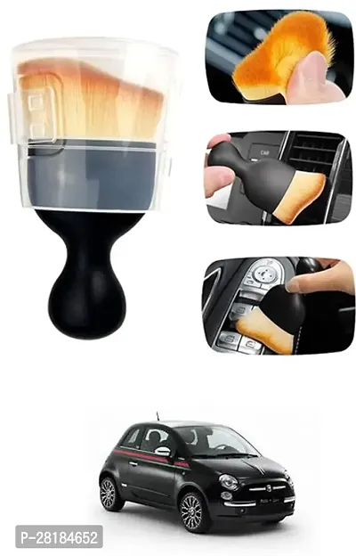 Car Interior Dust Brush,Auto Detailing Brushes,Soft Bristle Cleaning Brush,Car Detailing Brush Dusting Tool For Fiat 500