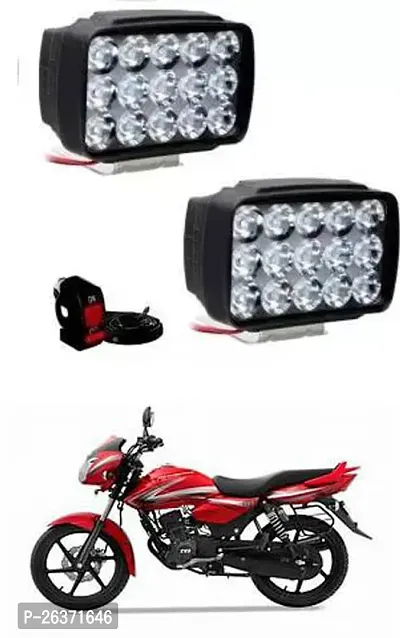 Etradezone Bike 15 Led Light (Pack-2, With Switch) For TVS Phoenix