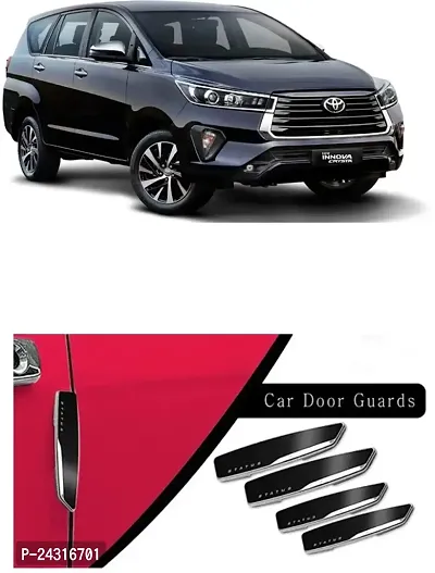 Etradezone Plastic Car Door Guard (Black, Pack of 4, Toyota, Universal For Car)-thumb0
