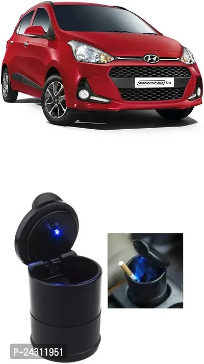 Etradezone Black Ash Tray For Hyundai Grand i10 For all Cars Black Plastic Ashtray (Pack of 1)-thumb0