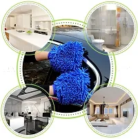 Crozier Microfiber Vehicle Washing Washing Mitt Hand Glove (Pack Of 3)-thumb3