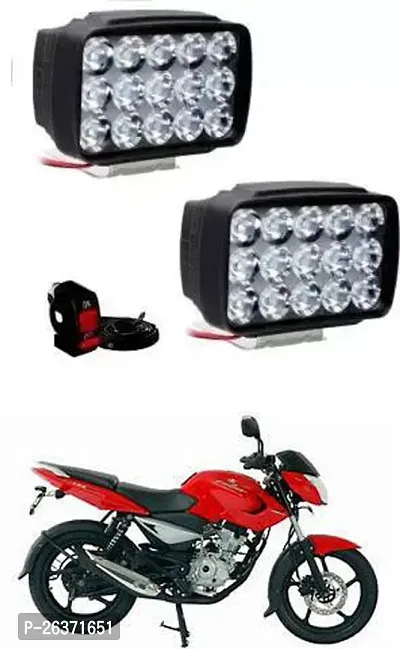 Etradezone Bike 15 Led Light (Pack-2, With Switch) For Bajaj Pulsar 135 LS DTS-i