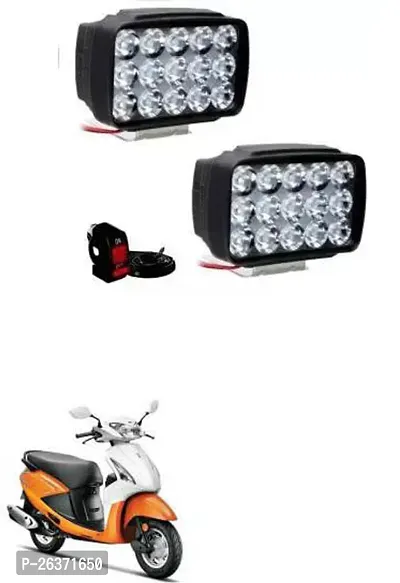 Etradezone Bike 15 Led Light (Pack-2, With Switch) For Hero Pleasure