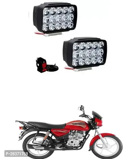 Etradezone Bike 15 Led Light (Pack-2, With Switch) For Bajaj Boxer BM 150