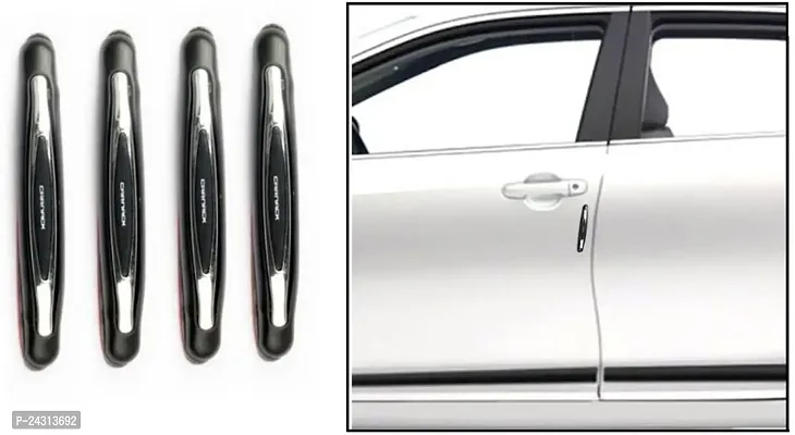 Auto E-Shopping Plastic Car Door Guard (Black, Pack of 4, Mahindra, NA)-thumb3