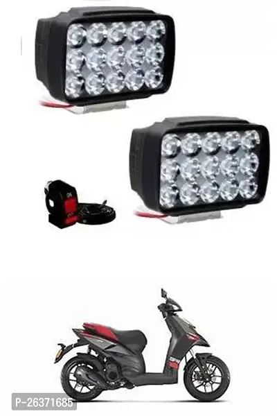 Etradezone Bike 15 Led Light (Pack-2, With Switch) For Aprillia SR 125