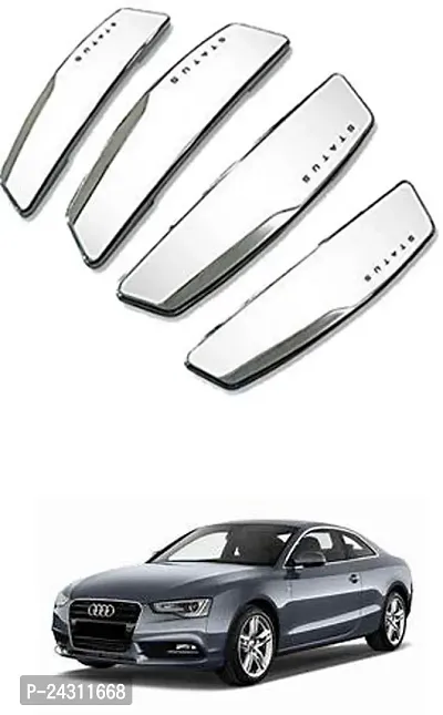 Etradezone Plastic Car Door Guard (Steel, Pack of 4, Audi, Universal For Car)
