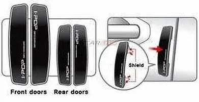 Etradezone Plastic, Silicone Car Door Guard (Black, Pack of 4, Universal For Car, Universal For Car)-thumb2