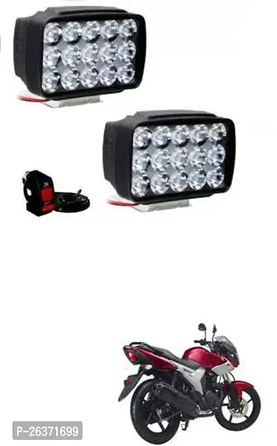 Etradezone Bike 15 Led Light (Pack-2, With Switch) For Yamaha SZ X-thumb0