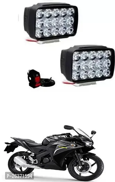 Etradezone Bike 15 Led Light (Pack-2, With Switch) For Honda CBR 150R-thumb0