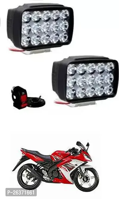 Etradezone Bike 15 Led Light (Pack-2, With Switch) For Yamaha R15 s