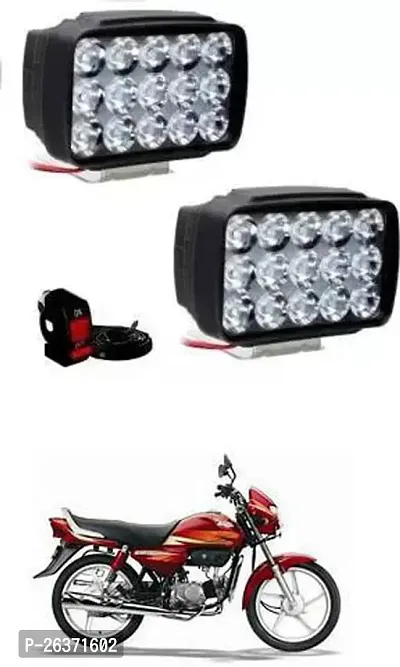 Etradezone Bike 15 Led Light (Pack-2, With Switch) For Honda CD Dawn
