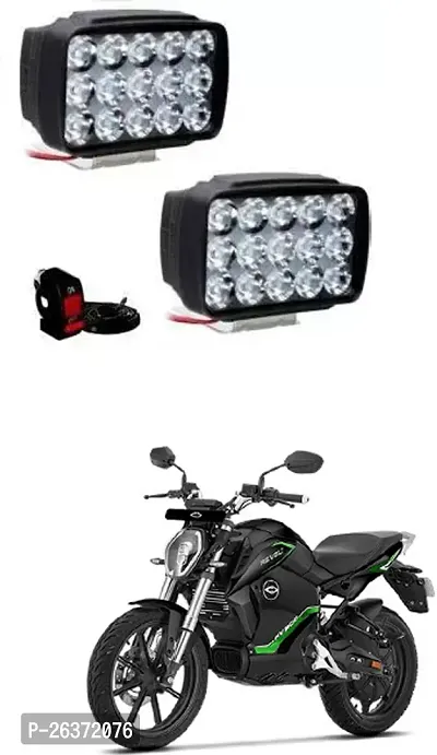 Etradezone Bike 15 Led Light (Pack-2, With Switch) For Revolt RV 300