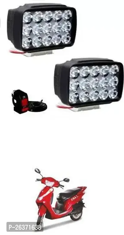 Etradezone Bike 15 Led Light (Pack-2, With Switch) For Lohia Oma Star