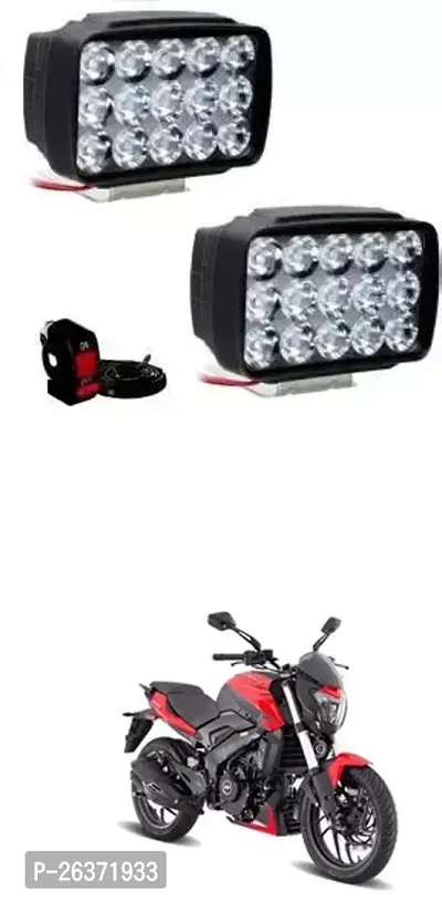 Etradezone Bike 15 Led Light (Pack-2, With Switch) For Bajaj Dominar 250