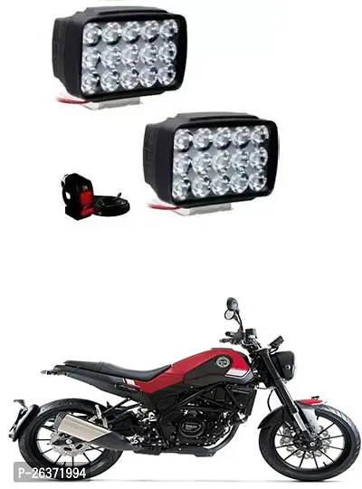 Etradezone Bike 15 Led Light (Pack-2, With Switch) For Benelli Leoncino 250