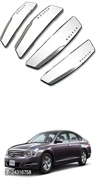 Etradezone Plastic Car Door Guard (White, Pack of 4, Nissan, Teana)-thumb0