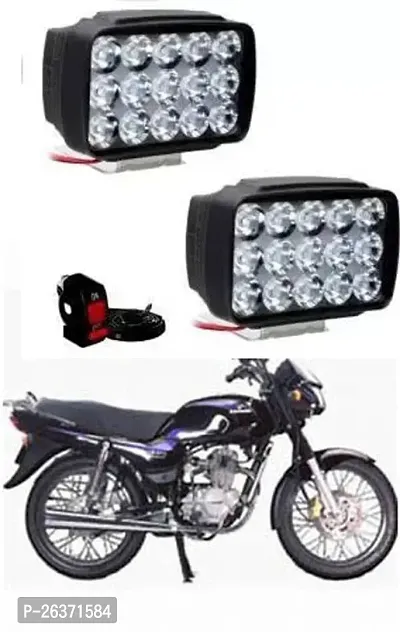 Etradezone Bike 15 Led Light (Pack-2, With Switch) For Bajaj Caliber