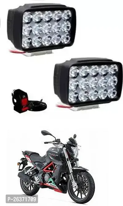 Etradezone Bike 15 Led Light (Pack-2, With Switch) For DSK Benelli TNT 25-thumb0