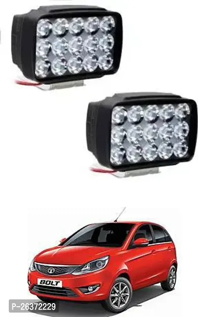 Etradezone Car 15 Led Light (Pack Of 2,With Switch) For Tata Bolt-thumb0