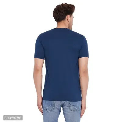 LYCOS Men's Cotton Half Sleeves Round Neck Printed T-shirt-2100-thumb3