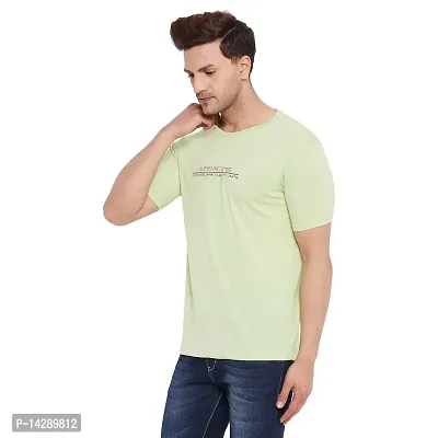LYCOS Men's Cotton Half Sleeves Round Neck Printed T-shirt-2100-thumb2