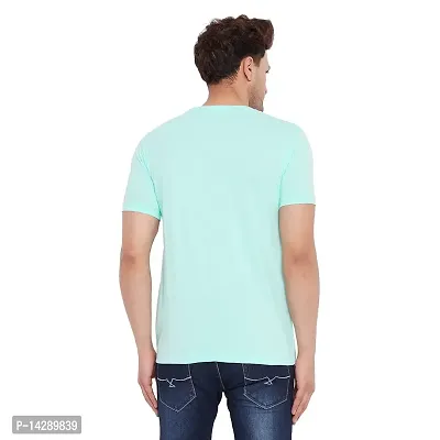 LYCOS Men's Cotton Half Sleeves Round Neck Printed T-shirt-2100-thumb3