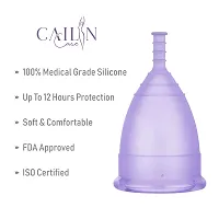 (Size - Large) 100% Medical Grade Silicone Reusable Menstrual Cup-thumb3