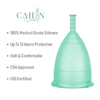 (Size - Medium) 100% Medical Grade Silicone Reusable Menstrual Cup-thumb2